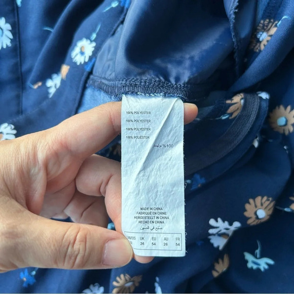 Michel Studio Allover Floral Print Pleated Front  Pants - Picture 6 of 11